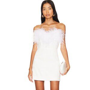 REVOLVE Line and Dot Amor Feather Bridal White Mini Dress

SOLD 2/24/25